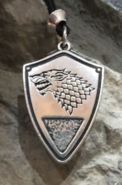 Dire store wolf pendant